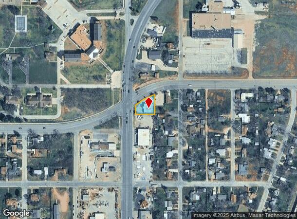  2801 S Treadaway Blvd, Abilene, TX Parcel Map