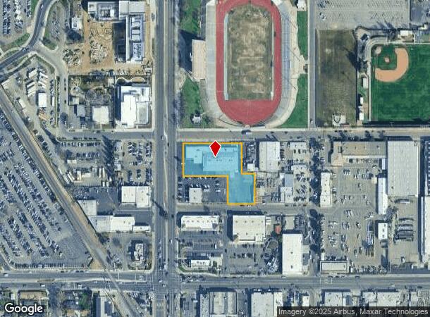  1744 N Blackstone Ave, Fresno, CA Parcel Map