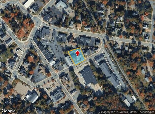 12 Wall St, Foxboro, MA Parcel Map