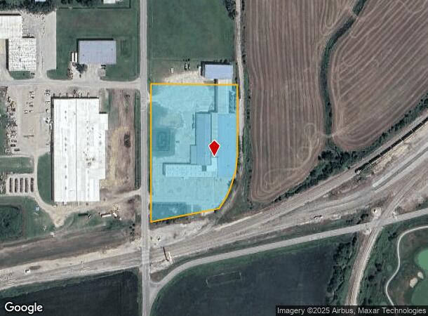  1418 Cow Palace Rd, Newton, KS Parcel Map