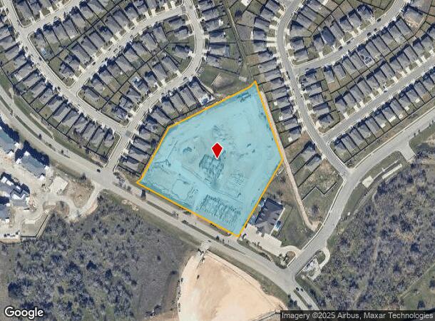 2082 Kauffman Loop, Liberty Hill, TX Parcel Map
