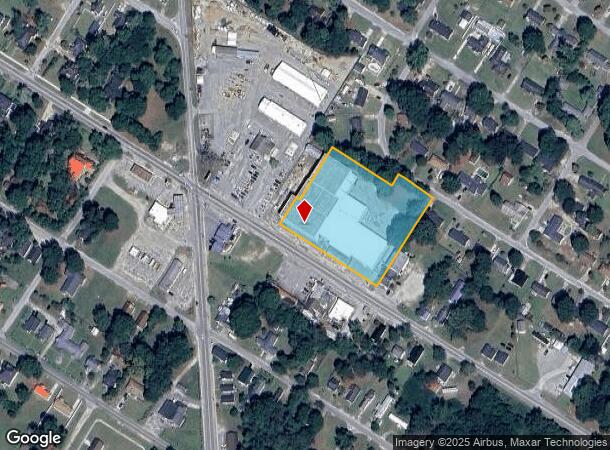  1317 E Main St, Dillon, SC Parcel Map