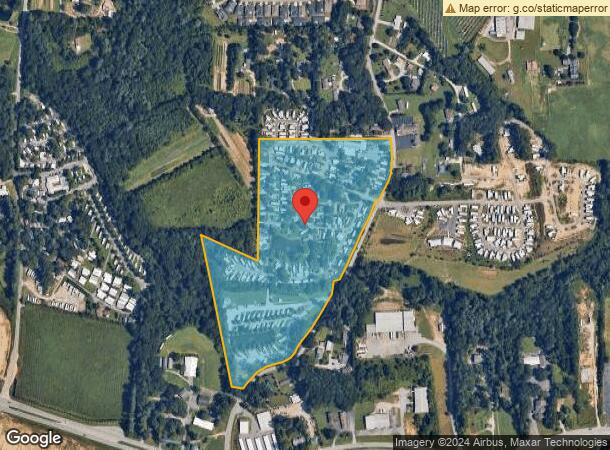  24 Empire Ln, Flat Rock, NC Parcel Map