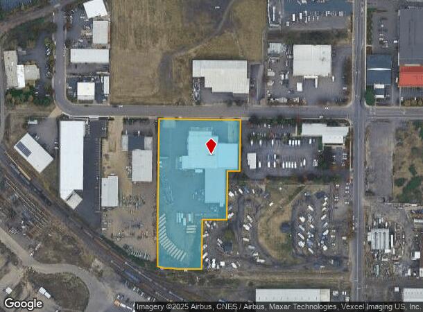 2034 W 2Nd Ave, Eugene, OR Parcel Map