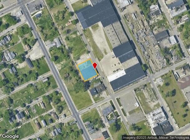  3183 Meldrum St, Detroit, MI Parcel Map