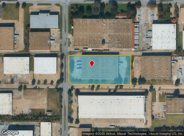 1201 Avenue R, Grand Prairie, TX Parcel Map