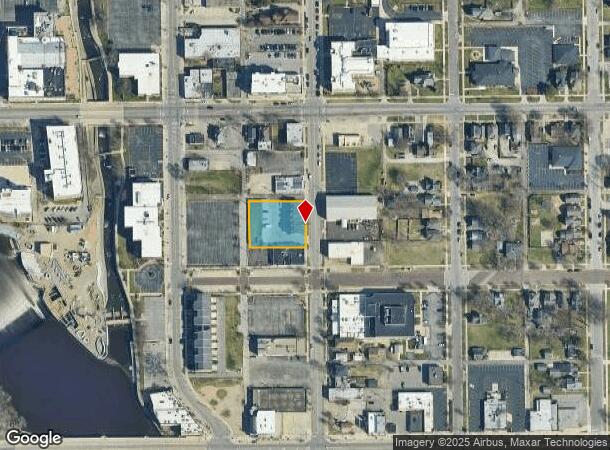  109 N Hill St, South Bend, IN Parcel Map