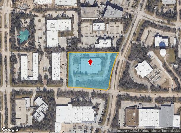 9425 Pinecroft Dr, Spring, TX Parcel Map