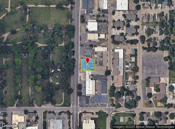 1128 Main St, Longmont, CO Parcel Map