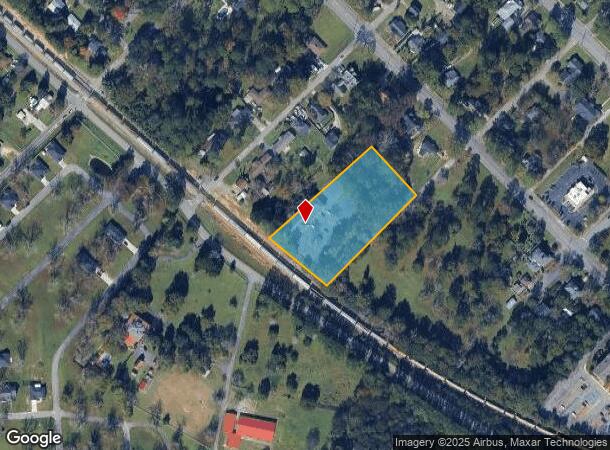  124 E Peacock St, Cochran, GA Parcel Map