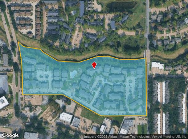 5800 Hollister St, Houston, TX Parcel Map