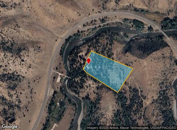  1516 N Fork Hwy, Cody, WY Parcel Map