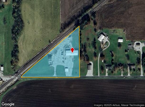 12895 E Lyons Rd, Catlin, IL Parcel Map