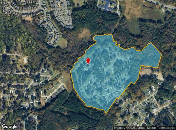  3600 Willow Springs Rd, Durham, NC Parcel Map