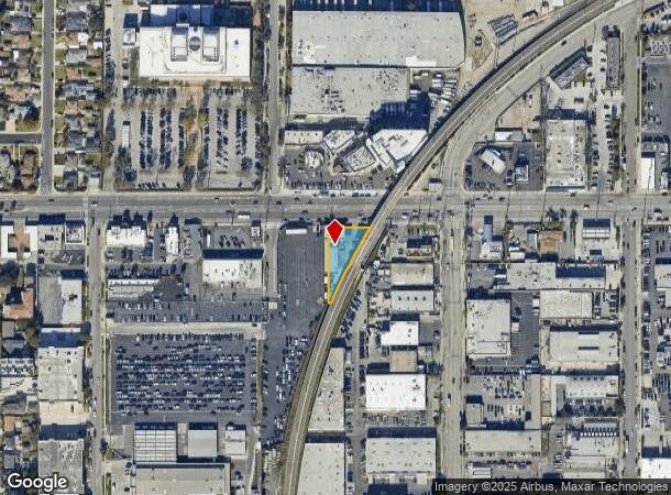  5550 W Manchester Ave, Los Angeles, CA Parcel Map