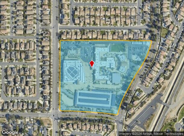  7671 East Ave, Fontana, CA Parcel Map