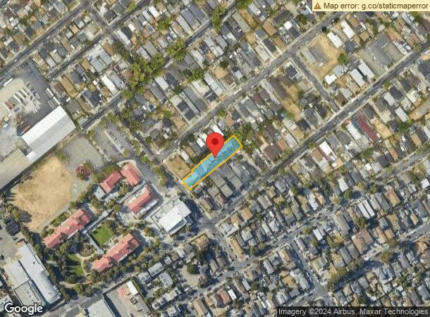  8024 Rudsdale St, Oakland, CA Parcel Map