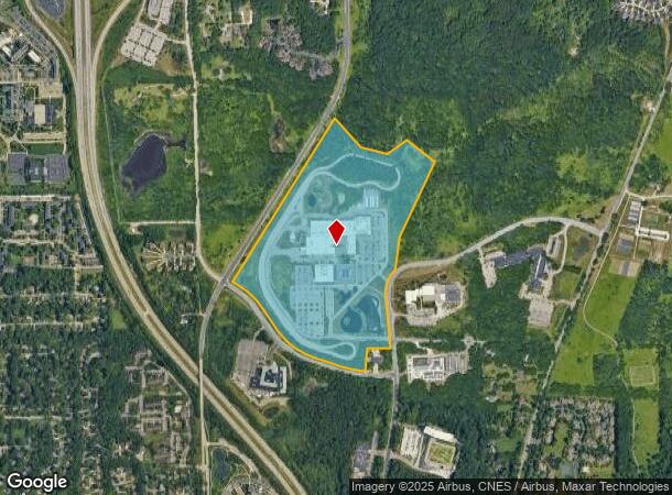 1555 Woodridge Ave, Ann Arbor, MI Parcel Map