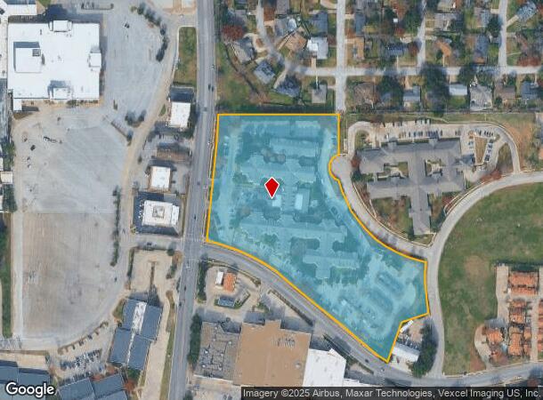 2151 Green Oaks Rd, Fort Worth, TX Parcel Map