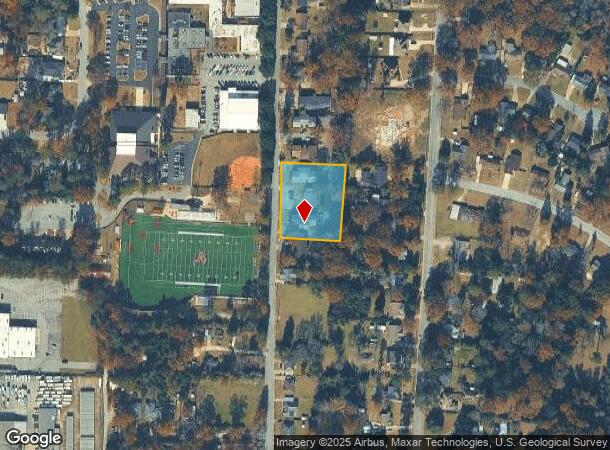 1824 Sheffield Dr, Columbus, GA Parcel Map
