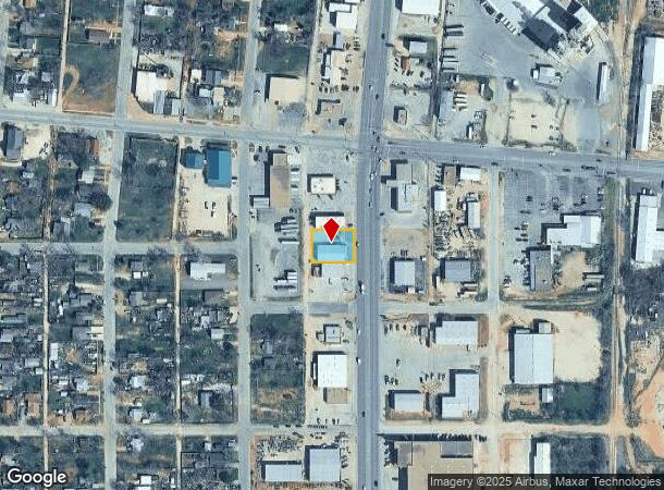  1142 S Treadaway Blvd, Abilene, TX Parcel Map