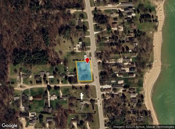  8216 Lakeshore Rd, Lexington, MI Parcel Map