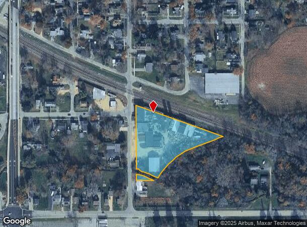 100 N Jefferson St, Harvard, IL Parcel Map