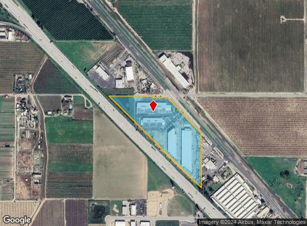  2461 Simpson St, Kingsburg, CA Parcel Map