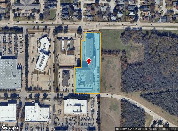  250 W Arbrook Blvd, Arlington, TX Parcel Map