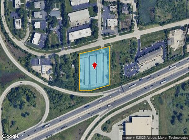  1001 N Frontage Rd, Darien, IL Parcel Map