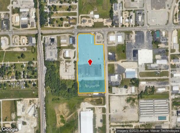 1155 E Pershing Rd, Decatur, IL Parcel Map