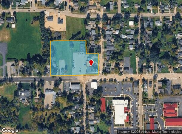 320 W Flint St, Davison, MI Parcel Map