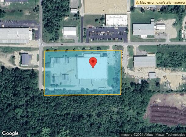  1550 Industrial Dr, Owosso, MI Parcel Map