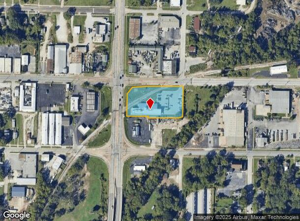  1500 W College St, Springfield, MO Parcel Map