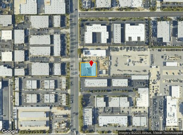  1661 S Grove Ave, Ontario, CA Parcel Map