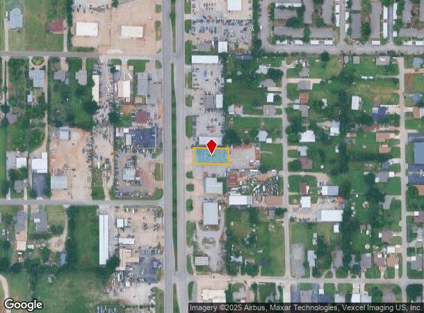  2936 N Shields Blvd, Moore, OK Parcel Map