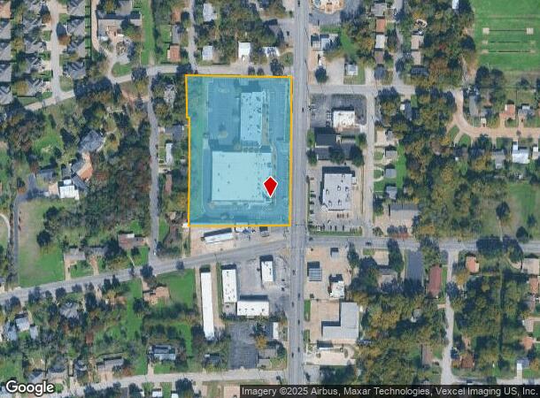 1314 S Main St, Weatherford, TX Parcel Map