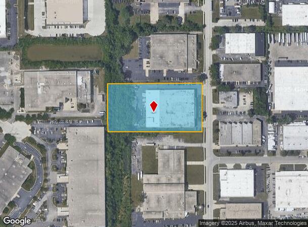 862 N Industrial Dr, Elmhurst, IL Parcel Map