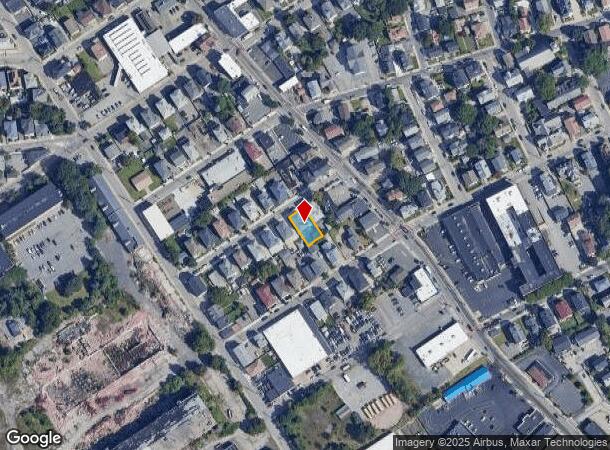  22 Knight St, Central Falls, RI Parcel Map