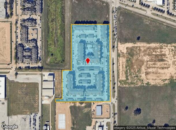 1721 Greenhouse Rd, Houston, TX Parcel Map