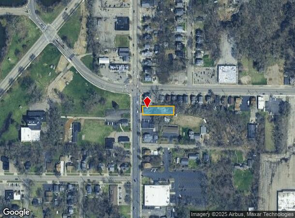  1409 S Burdick St, Kalamazoo, MI Parcel Map