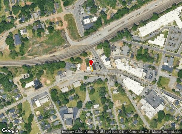  1284 Pendleton St, Greenville, SC Parcel Map