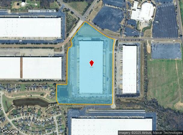  4325 Executive Dr, Southaven, MS Parcel Map