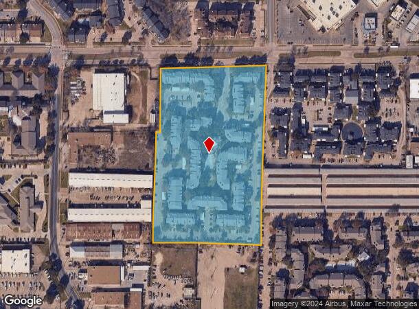  1720 John West Rd, Dallas, TX Parcel Map