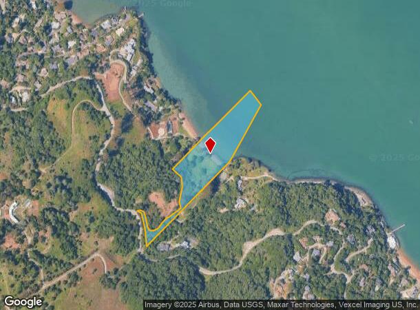 3800 Paradise Dr, Belvedere Tiburon, CA Parcel Map