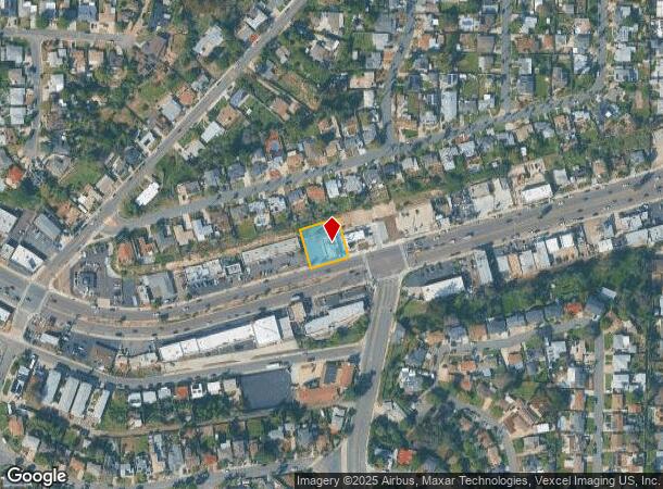  7170 University Ave, La Mesa, CA Parcel Map