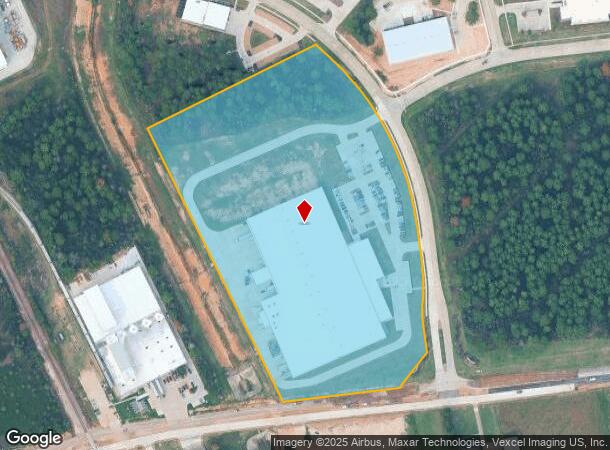  2400 S Persimmon St, Tomball, TX Parcel Map