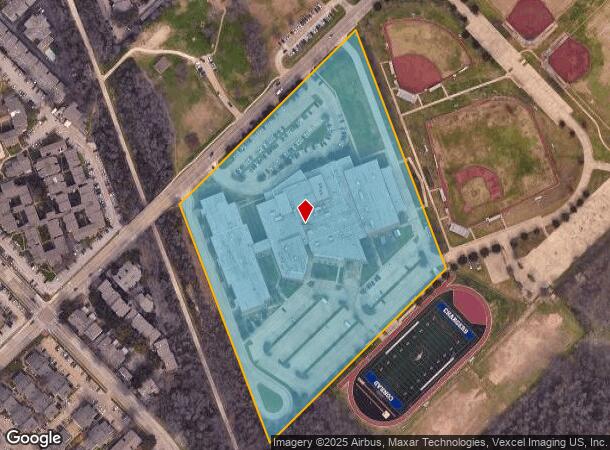 7502 Fair Oaks Ave, Dallas, TX Parcel Map