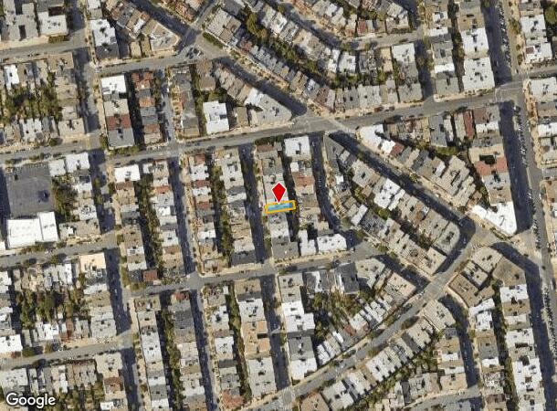  3548 Pierce St, San Francisco, CA Parcel Map