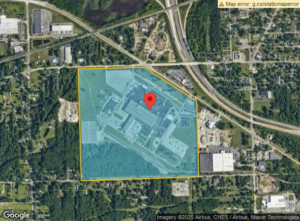  38481 W Huron River Dr, Romulus, MI Parcel Map